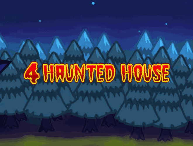 4 haunted house logo