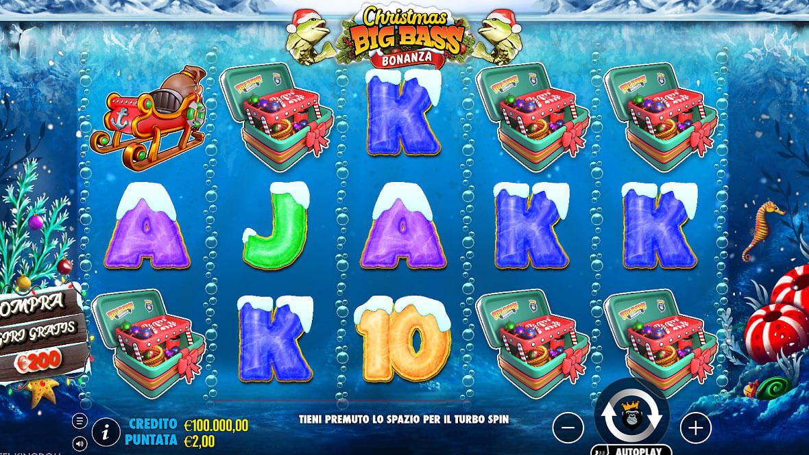 Christmas Big Bass Bonanza background