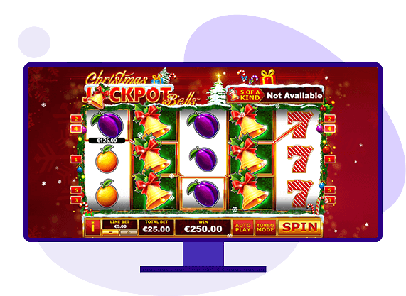 Christmas Jackpot Bells Slot Gameplay