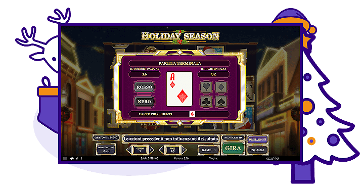 Holiday Season Partita Terminata