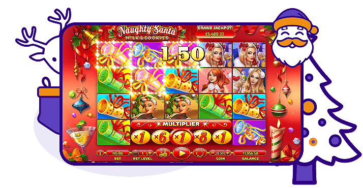 Naughty Santa slot live