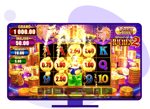 Piggy Prizes Wand of Riches 2 bonus