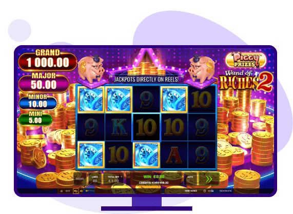 Piggy Prizes Wand of Riches 2 Demo Slot
