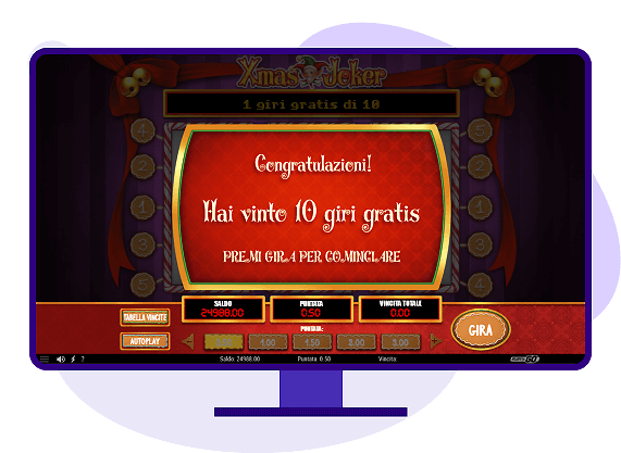 Xmas Joker 10 giri gratis