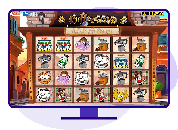 slot coffee gold