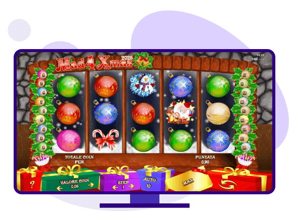 Mad 4 Xmas slot demo