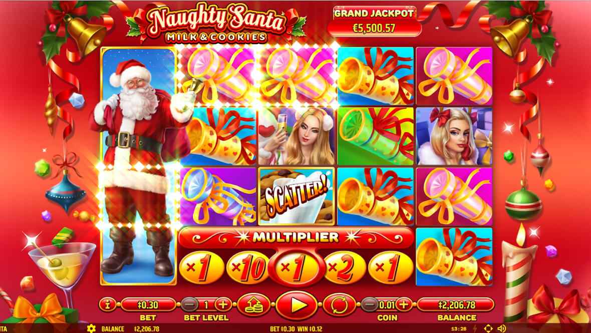 naughty santa background