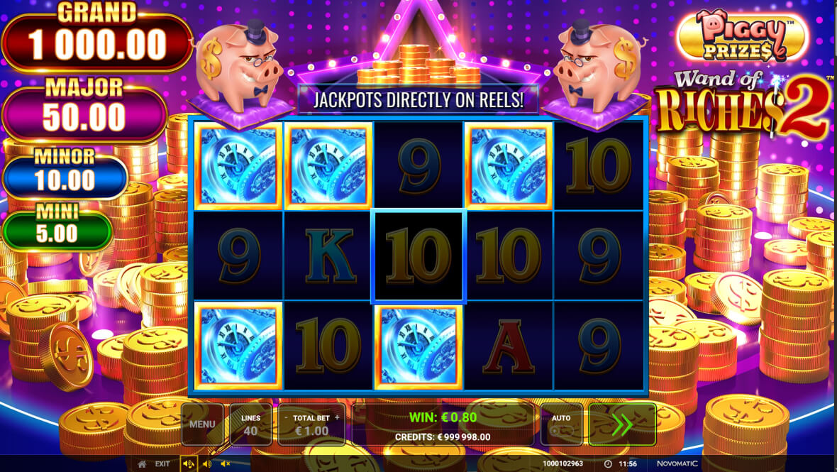 Piggy Prizes Wand of Riches 2 slot recensione
