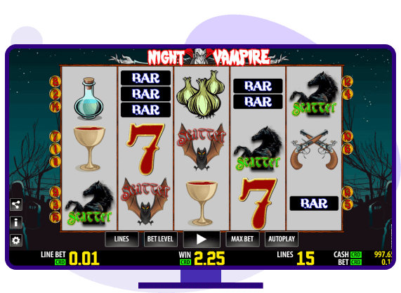 Night Vampire Slot Bonus