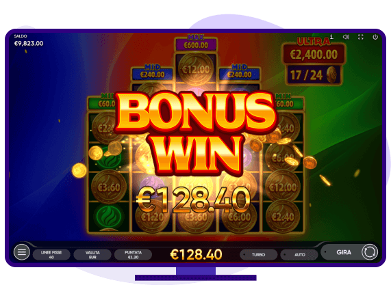 Burning Coins 40 Slot Bonus Win