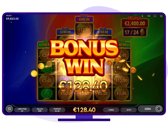 Burning Coins 40 Slot Bonus Win