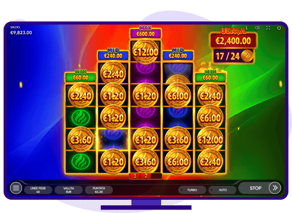 Burning Coins 40 Slot Bonus