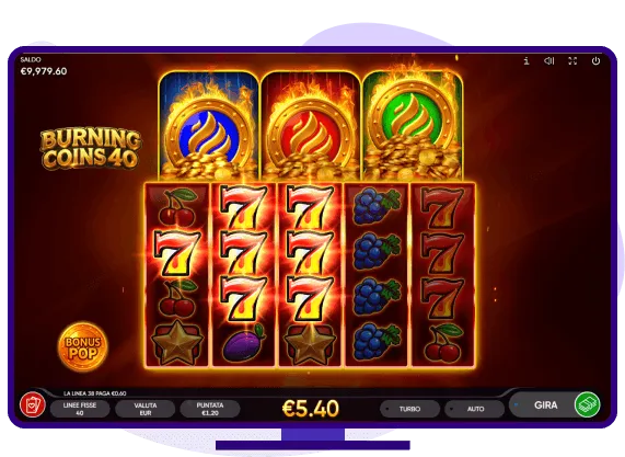 Burning Coins 40 demo