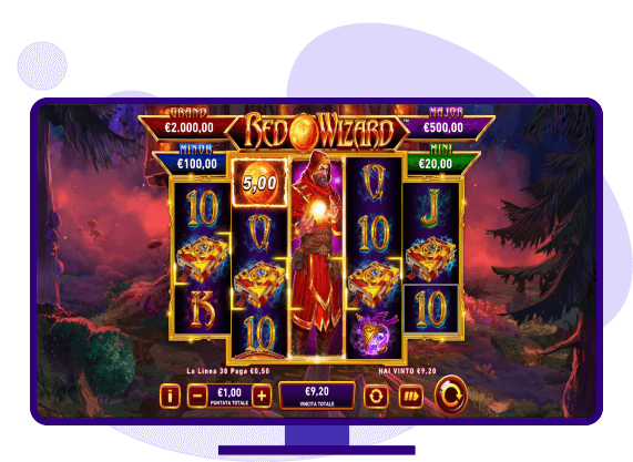 Fire Blaze Red Wizard Slot demo gratis