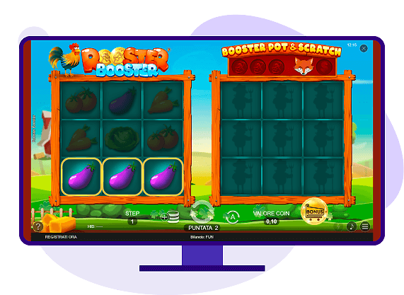 Rooster Booster slot gameplay