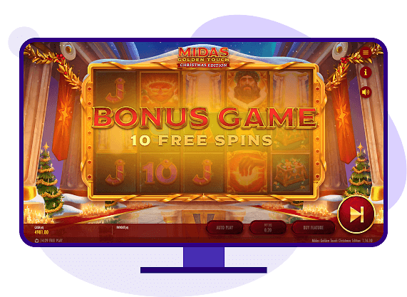 Midas Golden Touch Christmas Edition Bonus