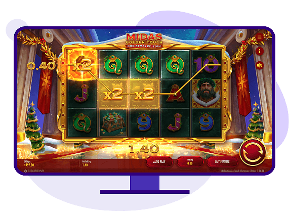Midas Golden Touch Christmas Edition Gameplay