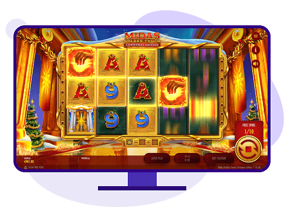 Midas Golden Touch Christmas Edition vincita