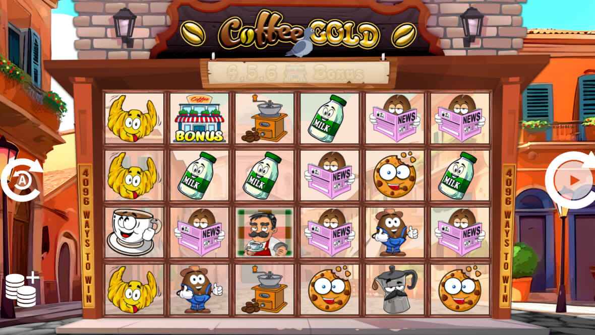 Coffee Gold Background