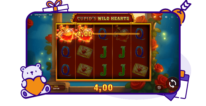 Cupid's Wild Hearts Slot Demo