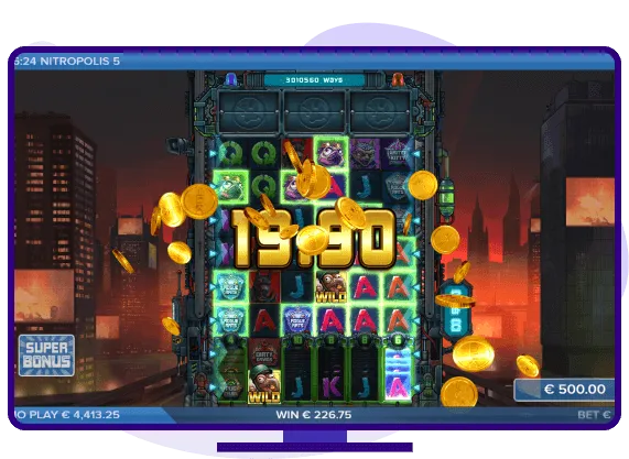 Nitropolis 5 Slot Bonus Free Spins