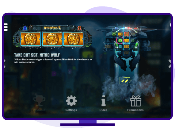Nitropolis 5 Slot Bonus