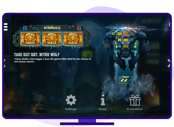 Nitropolis 5 Slot Bonus