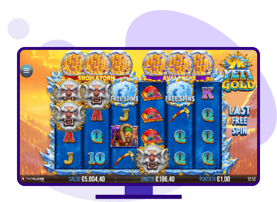 9k Yeti Gold Slot Bonus Giri Gratis