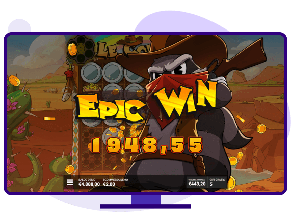 Le Cowboy Slot Bonus Hidden Epic Bonus Pistols at Dawn