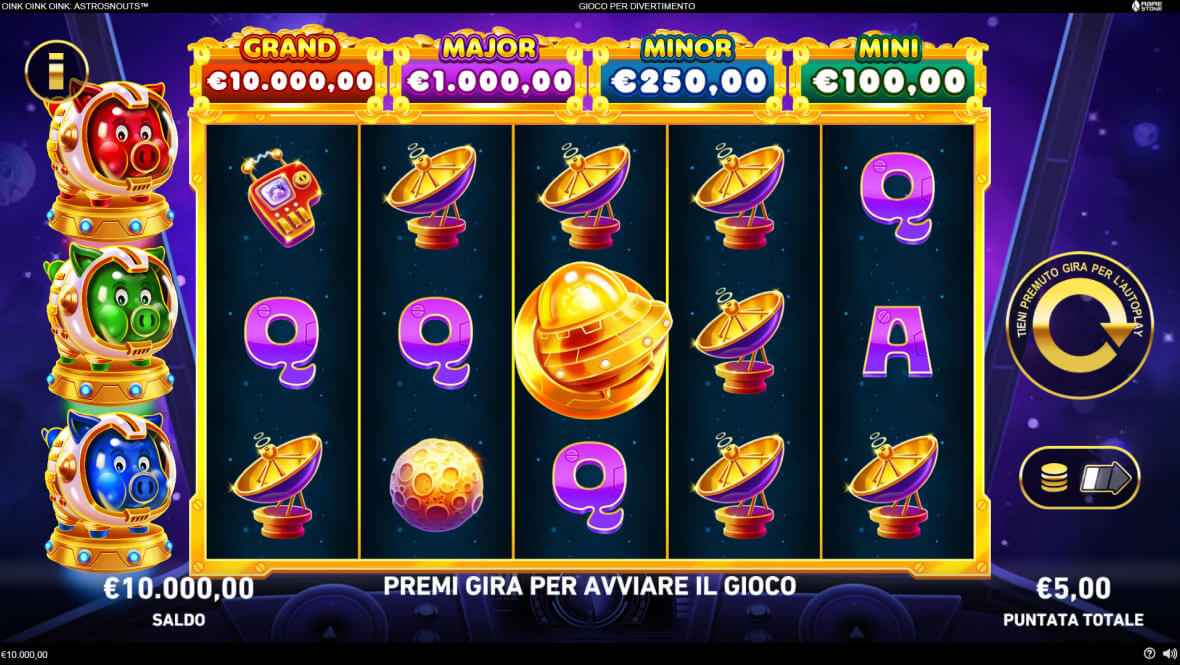 Oink Oink Oink Astrosnouts Background