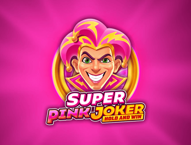 Super Pink Joker Hold and Win Logo