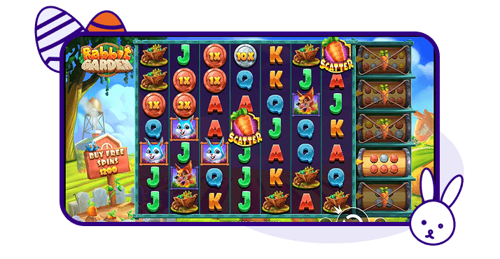 Slot di Pasqua Rabbit Garden