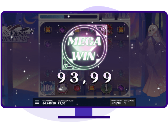 Dusk Princess slot bonus