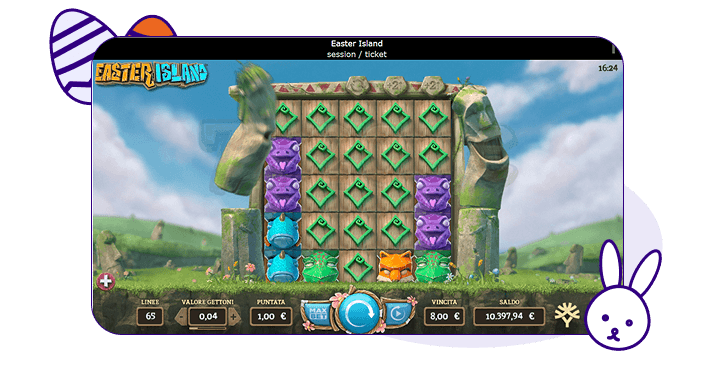 Easter island Slot Bonus