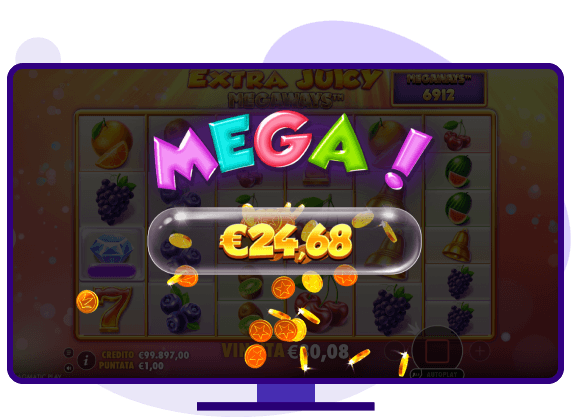 Extra Juicy Megaways slot vincita