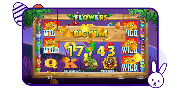 Flowers Slot Bonus