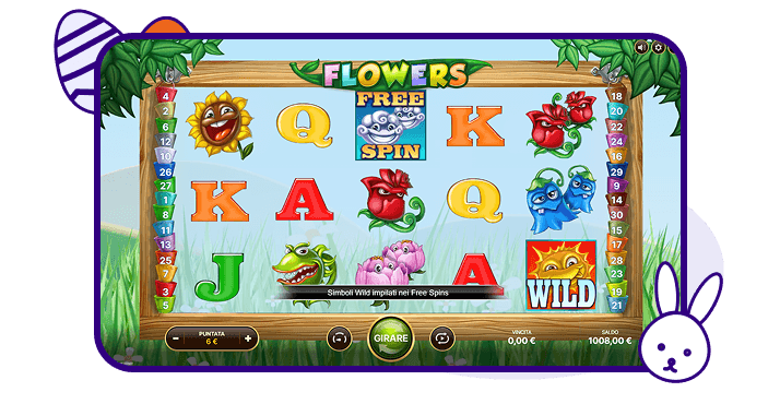 Flowers Slot Demo Gameplay