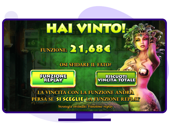 Medusa Megaways slot bonus hai vinto