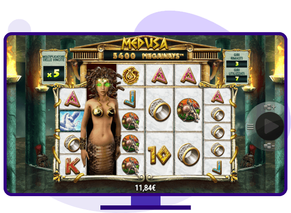 Medusa Megaways slot bonus