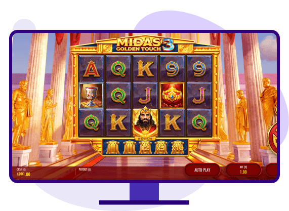 Midas Golden Touch 3 slot demo