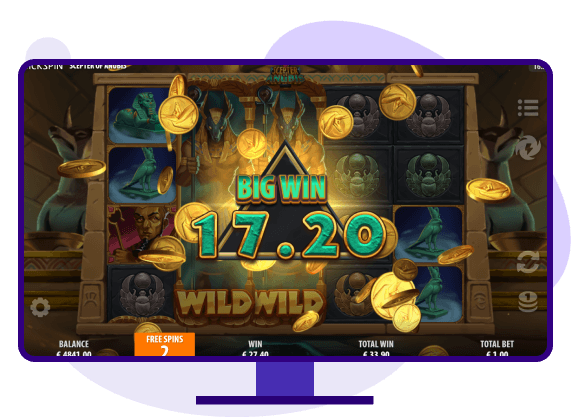 Scepter of Anubis slot bonus
