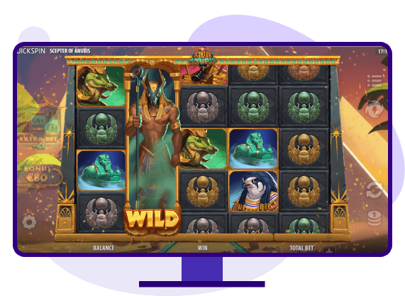 Scepter of Anubis slot demo