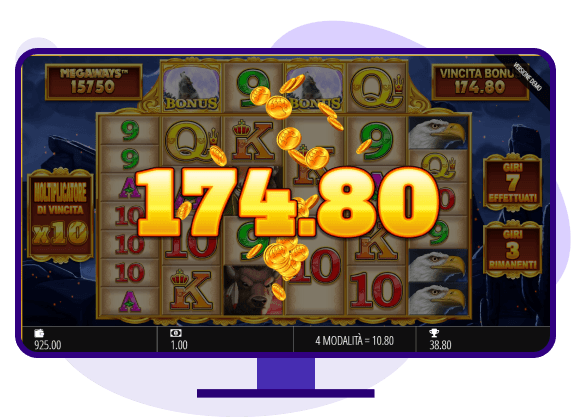 Wolf Legend Megaways slor vincita