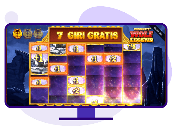 Wolf Legend Megaways slot bonus giri gratis