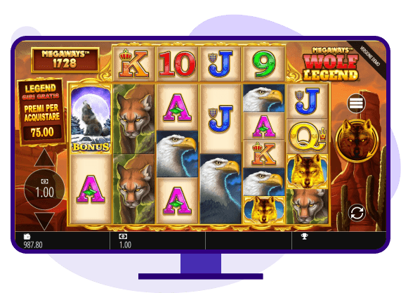 Wolf Legend Megaways slot demo