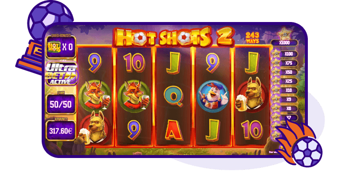 Bonus Hot Shots 2 Ultrabet slot