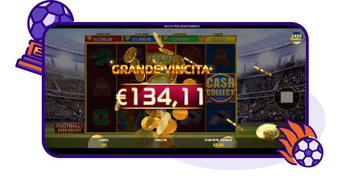 Football Cash Collect slot vincita