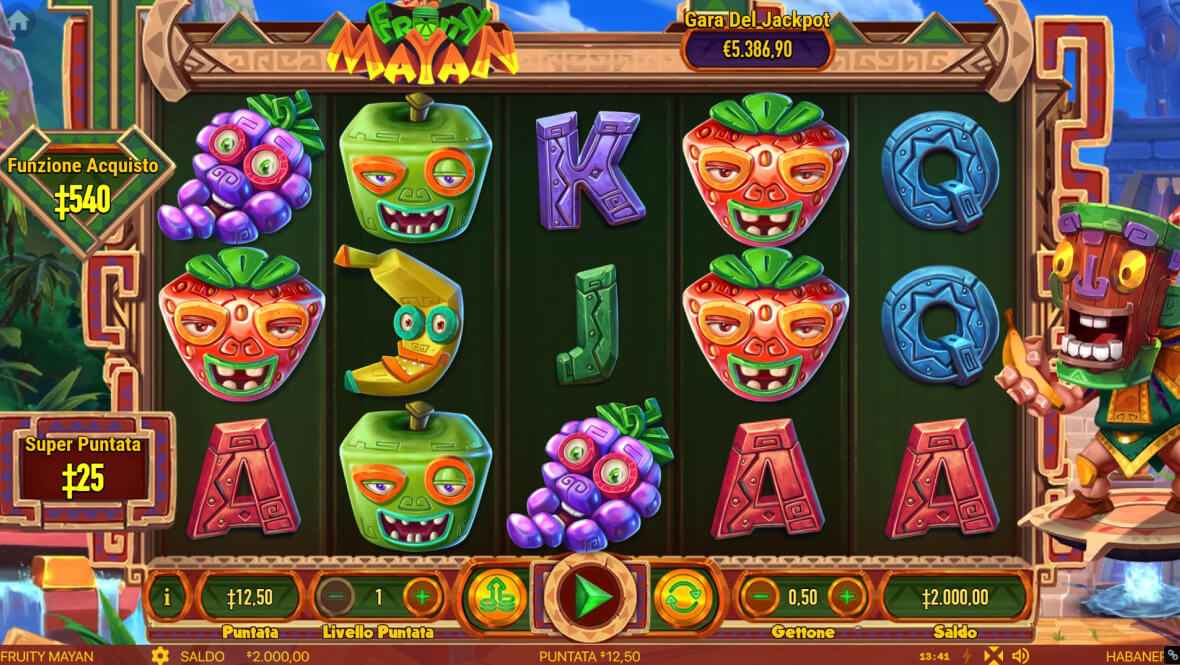 Fruity Mayan background