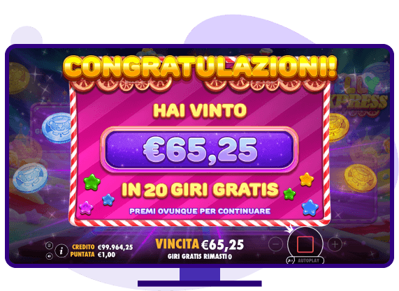 Jelly Express slot bonus
