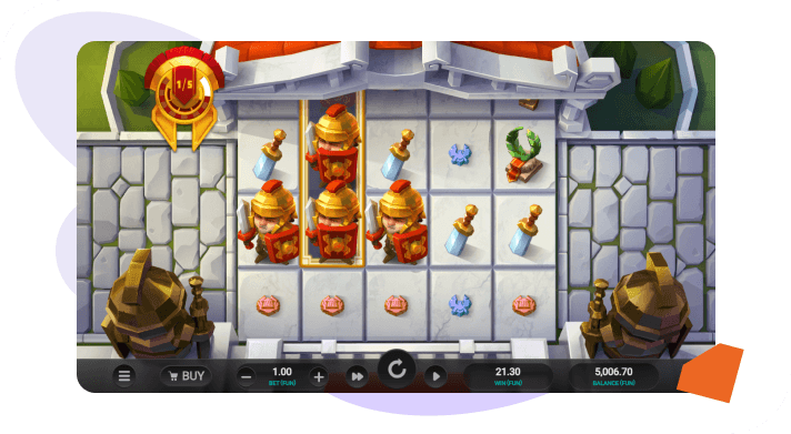 Marching Legions slot demo mobile